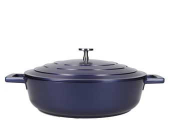 Cacerola 4L en fundición de aluminio azul 37 x 29 x 13