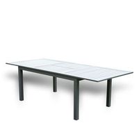 mesa de jardin extensible casa - 160240 x 100 cm