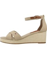de tommy hilfiger sandalias mujer modelo fw0fw08481 color marron claro acc