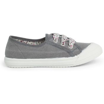 Pisamonas Zapatillas Zapatillas Tela Punta Goma Cordones para niño