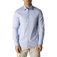 armani exchange camisa manga larga camisa 8nzcgb z8anz para hombre