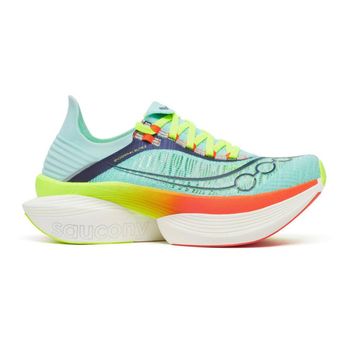 Zapatillas Saucony Endorphin Elite 2 Azul Amarillo SS26 Unisex, Talla 44 - EUR