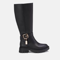 coach james leather knee-high boots - uk 3