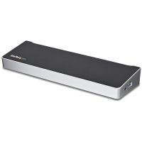 startech dock usb-c para triple pantalla 4k con 5 puertos usb 30 pd de 100w