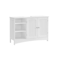 mueble de bano bajo lavabo compartimentos abiertos