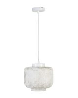 lampara de techo oxford de vidrio blanco efecto marmol o25 cm e27