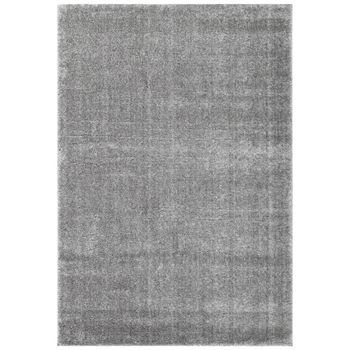 Alfombra De Pelo Alto Sofi - 150 X 80 Cm Gris Oscuro