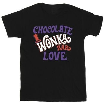Willy Wonka & The Chocolate Fact Camiseta Chocolate Bar Love para niña
