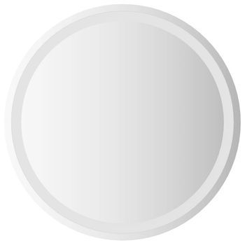 Espejo De Baño Led Transparente Ø 60 Cm Vidrio Templado Vidaxl