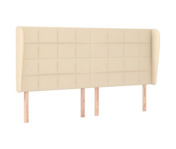 Vidaxl cabecero con orejas de tela color crema 203x23x118/128 cm