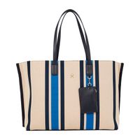 tommy hilfiger bolso tote azul aw0aw17382-0gy