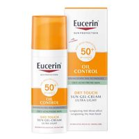 eucerin oil control sun-gel cream dry touch spf50