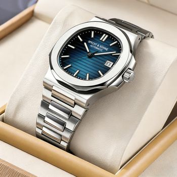 Specht & Sohne 40MM 5711 Miyota 8215 Reloj mecánico automático para hombre con cristal de zafiro 50M Reloj de pulsera de lujo resistente al agua para negocios