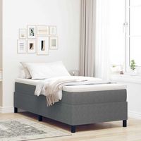 vidaxl cama de plataforma gris claro 100 x 200 cm tela de pana