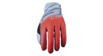 Par de guantes largos para ninos five xr lite split neon red   grey