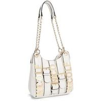 nicole lee bolso de mano calista bolso de hombro con cadena blanco para mujer