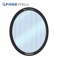 freewell-filtro magnetico de rayas cinemoricas azuldorado compatible solo con sistema de filtro eiger matte box