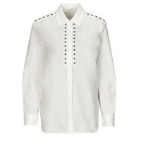 ikks camisa chemise ml straight cotton para mujer