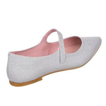 Bailarina lino gris pulsera
