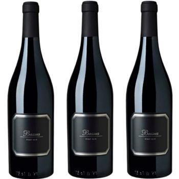 Bassus Pinot Noir Vino Tinto De Crianza Elaborado En España, Con 75 Cl 5 % Pack 3 Botellas