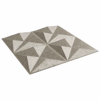 Paneles De Pared 48 Uds. 50 X 50 Cm Origami Betón Espuma Xps Vidaxl