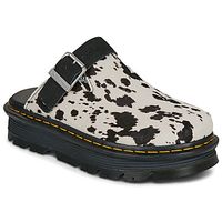 dr martens sandalias zebzag mule black dalmatian print hair on para mujer