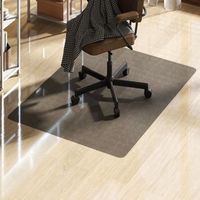 alfombrilla protectora suelo negro 90x120 cm antideslizante silla oficina