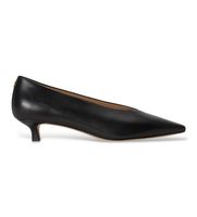 lauren ralph lauren para mujer 802p16893001 zapato de piel kitten negro 37 3 a 5cm ninguno casual clasico