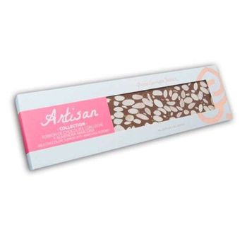 Turrón de Chocolate con Leche y Almendra Marcona Artisan...