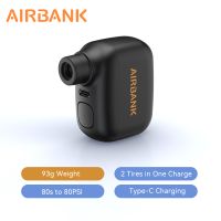 airbank as100 mini bomba portatil para bicicleta inflador de aire recargable 100psi tipo c accesorios para bicicleta neumaticos schrader presta