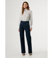 pepe jeans para mujer pl2050882 jeans straight lexa rinse marino 3030 casual algodon denim
