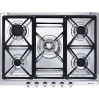 smeg smeg se70sgh-5 hobs integrado encimera de gas plat