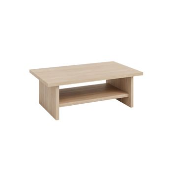 Mesa de centro rectangular de madera maciza 100 cm Barnizado
