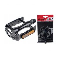 vp pedales city 1 aluminio negro para bicicletas - resistente y ligero