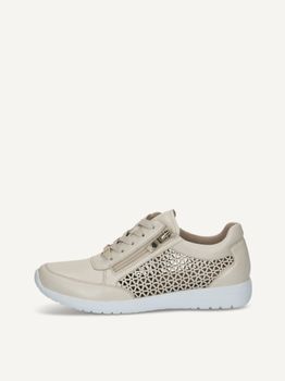 CAPRICE Sneaker, beige, made of Leather, Size 38