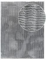 alfombra de piel arnia gris  200x280 cm