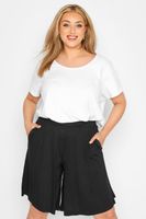 pantalones cortos negros mujer curvy y tallas grandes yours