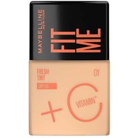 maybelline new york maquillage bb  cc cremas fit me fresh tint foundation - 01 para mujer