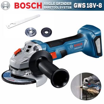 GWS18V-8 para BOSCH 18V Amoladora Angular Inalámbrica para Proyectos de Mejora del Hogar de Corte y Pulido