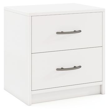 Costway Mesita de Noche con 2 Cajones Mesa de Noche Moderna con Almacenamiento Mesa de Suelo Compacta Mesa Auxiliar de Madera para Sofá
