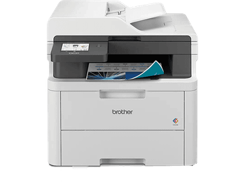 Impresora multifunción láser - Brother DCPL3560CDW, Impresión doble cara, Color, WiFi, Gris