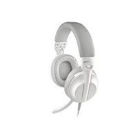 auriculares ngs vox805 con cable estereo usb-c con control de volumen y adaptador usb color blanco