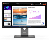 lenovo thinkvision p24q-40 monitor thinkvision 238 lcd ips quad hd hdmi
