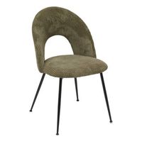 silla raven 81 cm de altura verde - atmosphera createur dinterieur