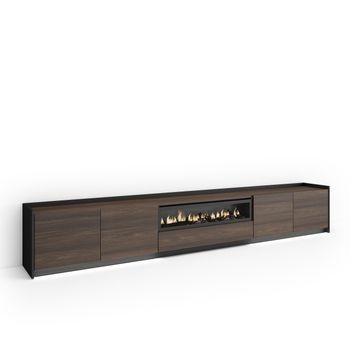 Mueble Tv, Televisión, Muebles De Salón, Almacenaje, 310x50x37 Cm, Para Tv Hasta 80