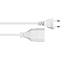 cable de extension euro varia tipo c 02 m 075 mm blanco