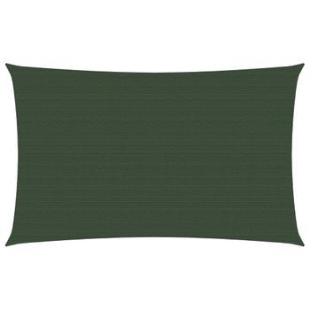 Toldo De Vela | Vela De Sombra | Vela Parasol Hdpe Verde Oscuro 160 G/m² 6x8 M Cfw49036