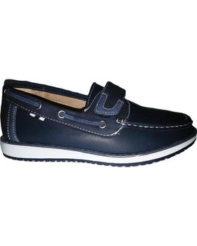 de HURAN MOCASIN NINO CON VELCRO MARINO
