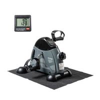 pedaleador estatico para piernas y brazos con esterilla innovagoods goma 35 x 31 x 39 cm negro