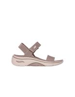 sandalias skechers go walk arch fit 20 mujer taupe